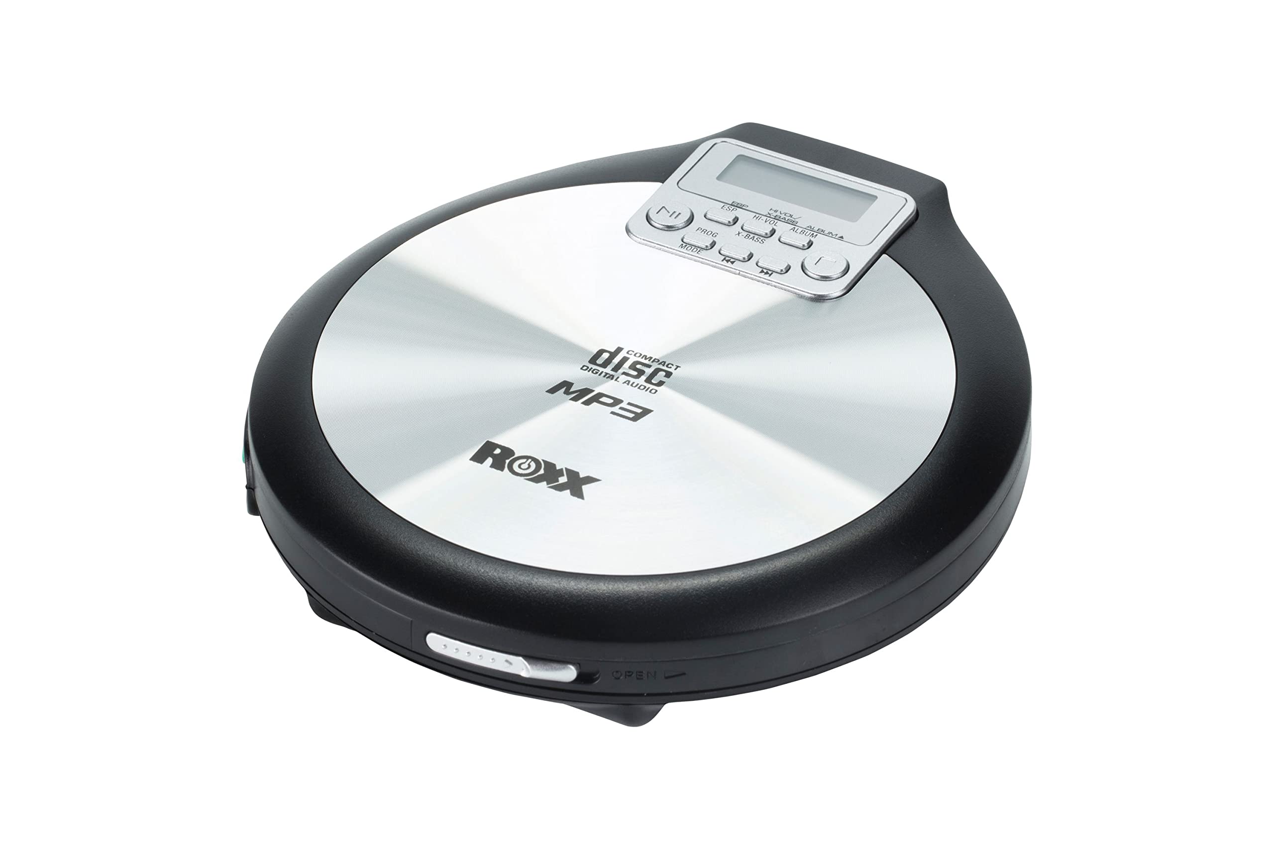 Lecteur CD Portable Roxx PCD 600 CD, CD-R, CD-RW, MP3 Noir