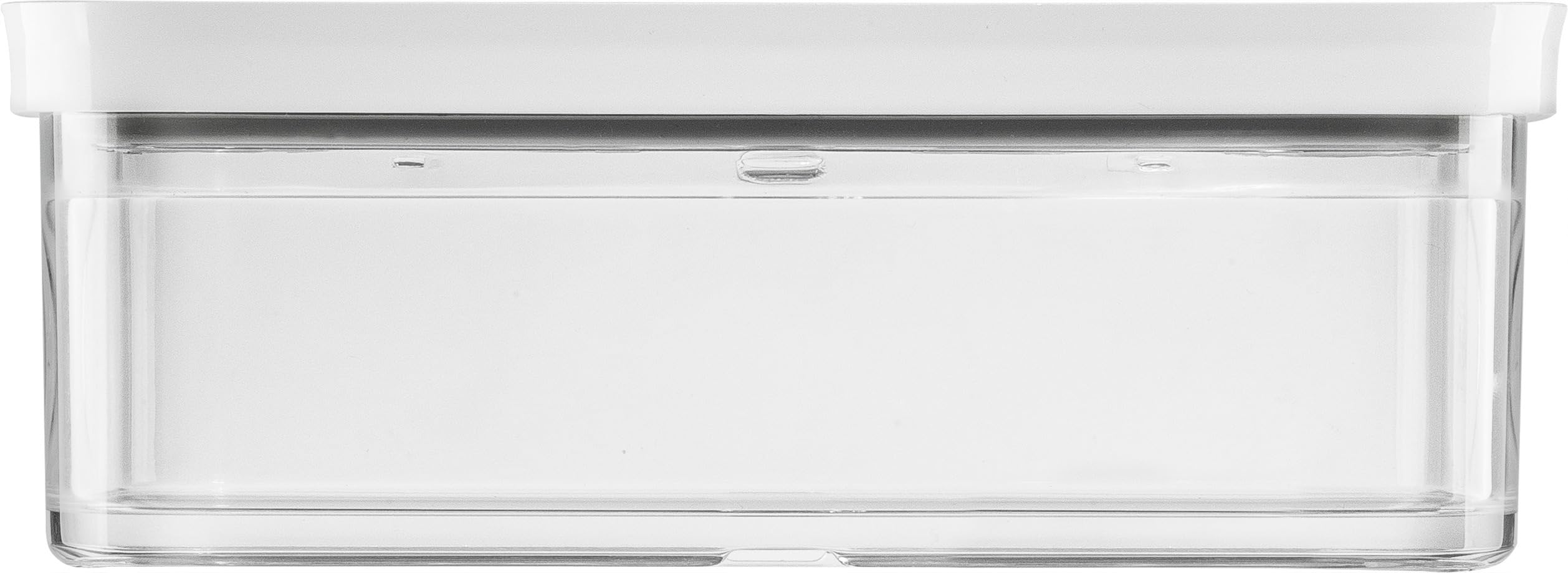 ZWILLING FRESH & SAVE CUBE Box, size M, modular & stackable container, airtight & vacuumable storage, dishwasher friendly, transparent - Image 2