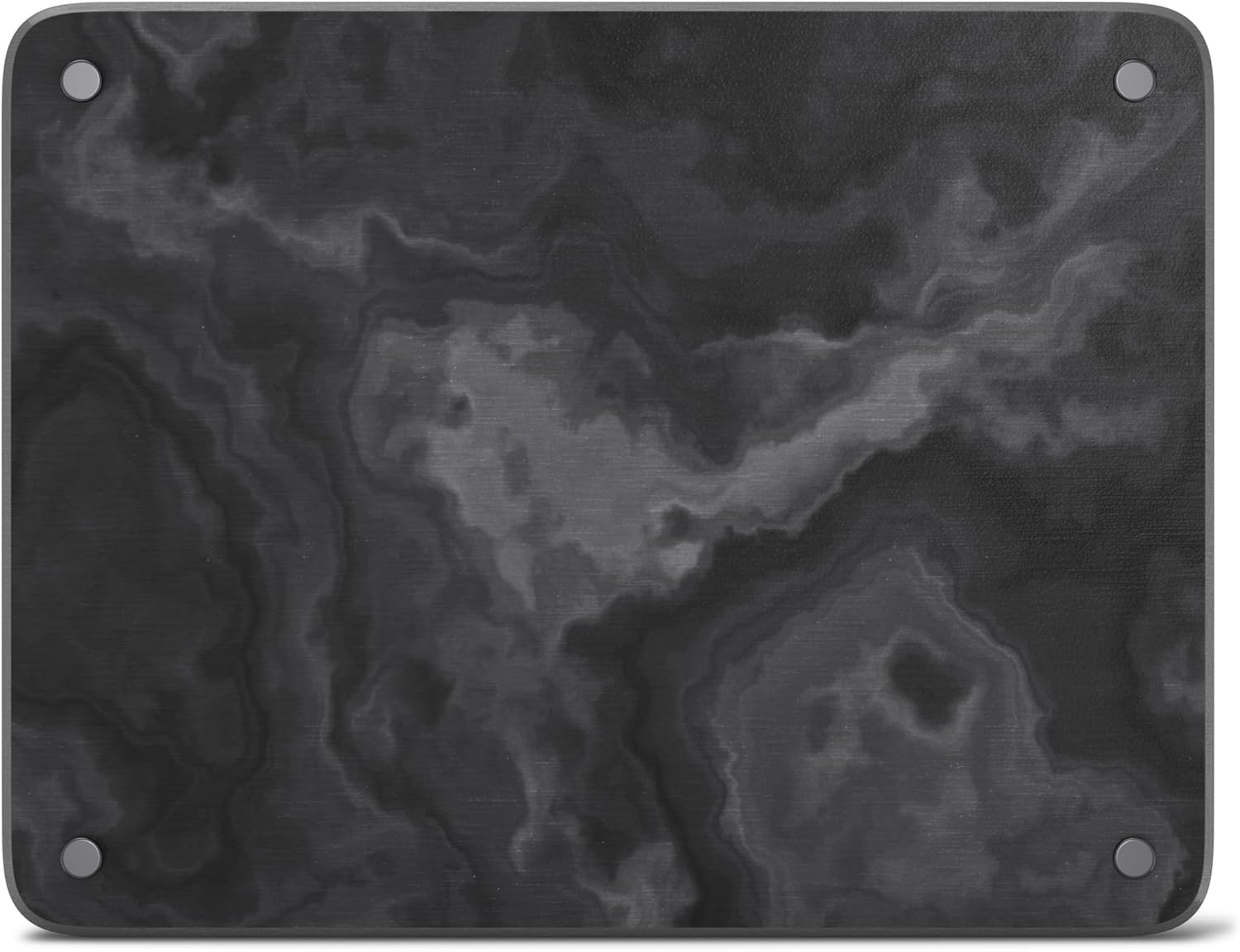 Large Black Marble Stone Dish Drying Mat for Kitchen Counter – Fast Drying Diatomaceous Earth Mat with Cleaning Tools, Stain Resistant & Anti-Slip Drying Mat for Cups, Dishes & Counter 17" x 13"