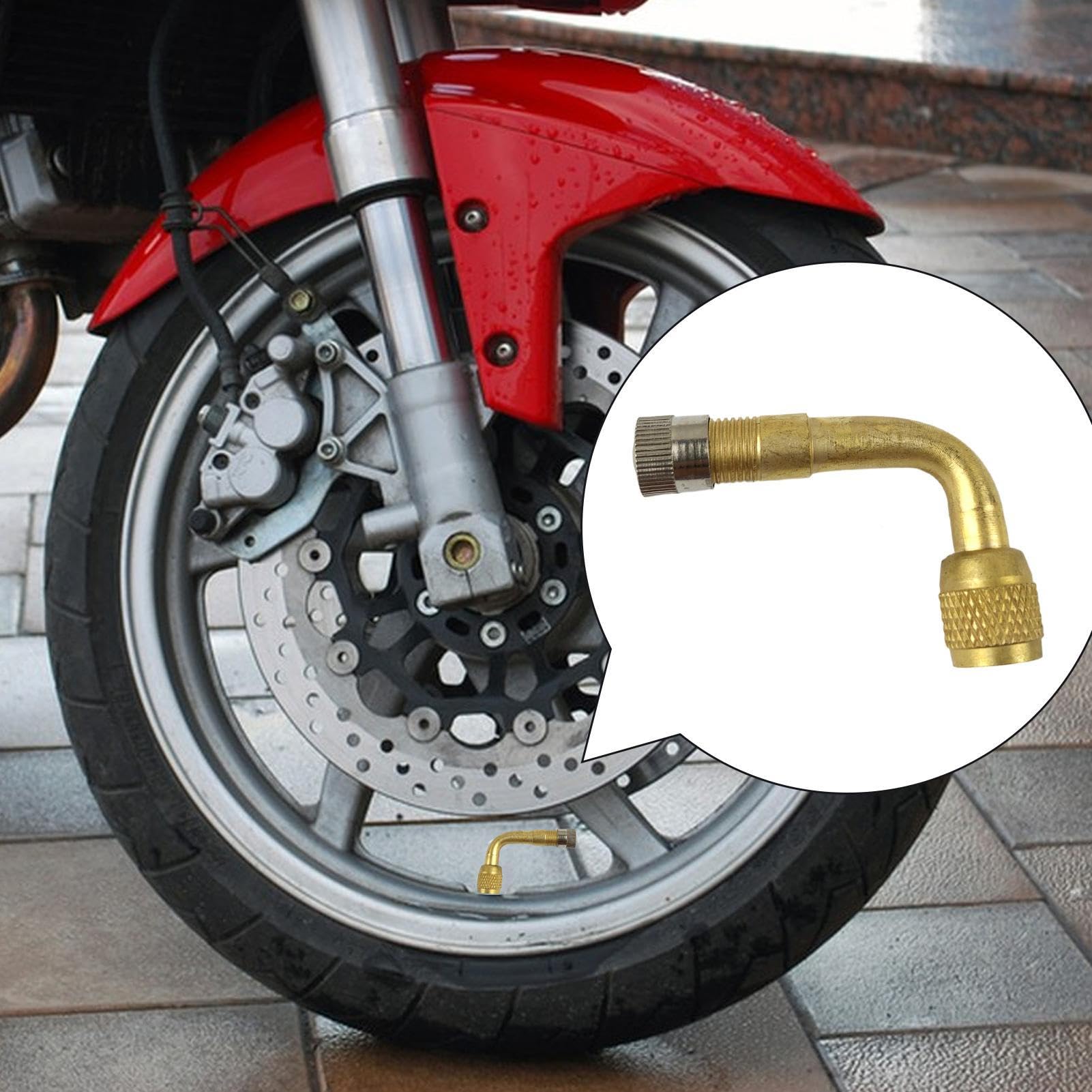 Adattatore per estensione pneumatico per auto | Estensore della valvola del gambo del pneumatico con curva a 90 gradi - Adattatori angolari per estensione della valvola del pneumatico per veicoli