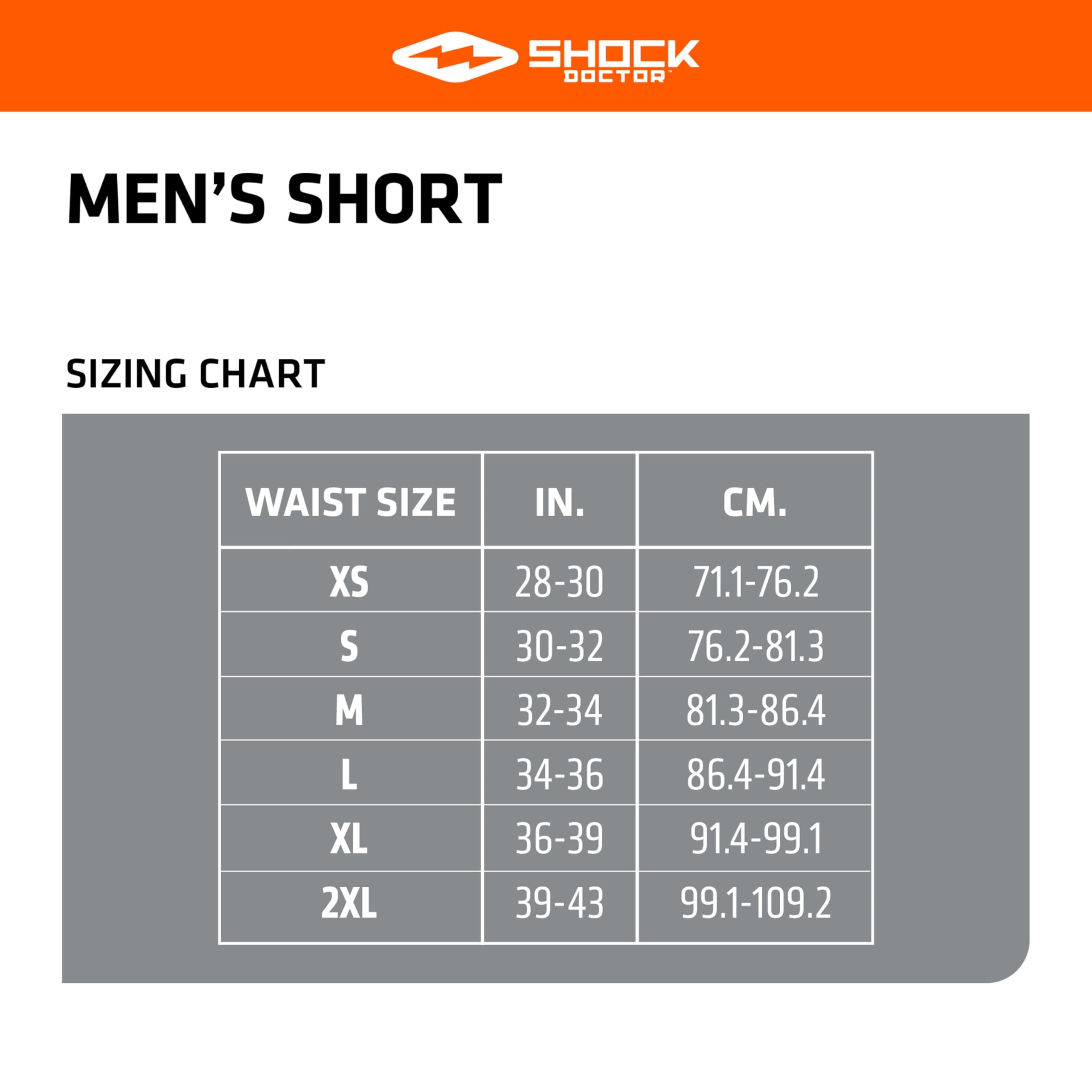 Shock Doctor Hockey Compression Short with Bioflex Cup Included for Adult Men Black