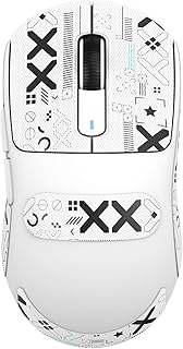 X3 Superlight Wireless Gaming Mouse + Griptape, 49g Triple Mode Ergonomic Computer Mouse, PAW3395 26K DPI Sensor, 200h Battery Life, Programmable Buttons, Gaming Accessories for PC/Laptop/Mac