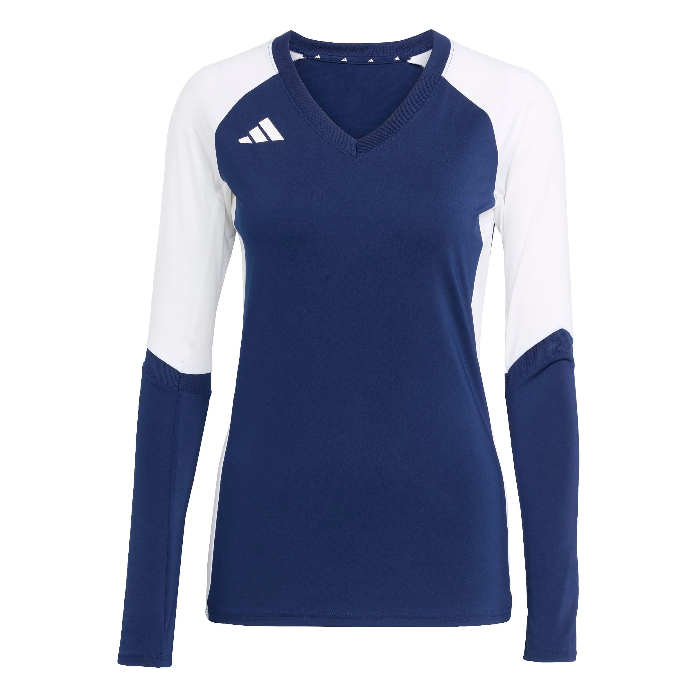 adidas Kobiety Volleyball Quickset Long Sleeve Jersey Shirt, team navy blue 2, XS