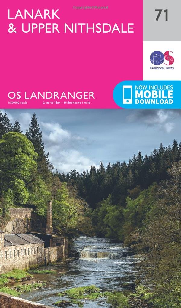 Ordnance Survey Landranger Map 071 Lanark & Upper Nithsdale Large - Outdoor Action