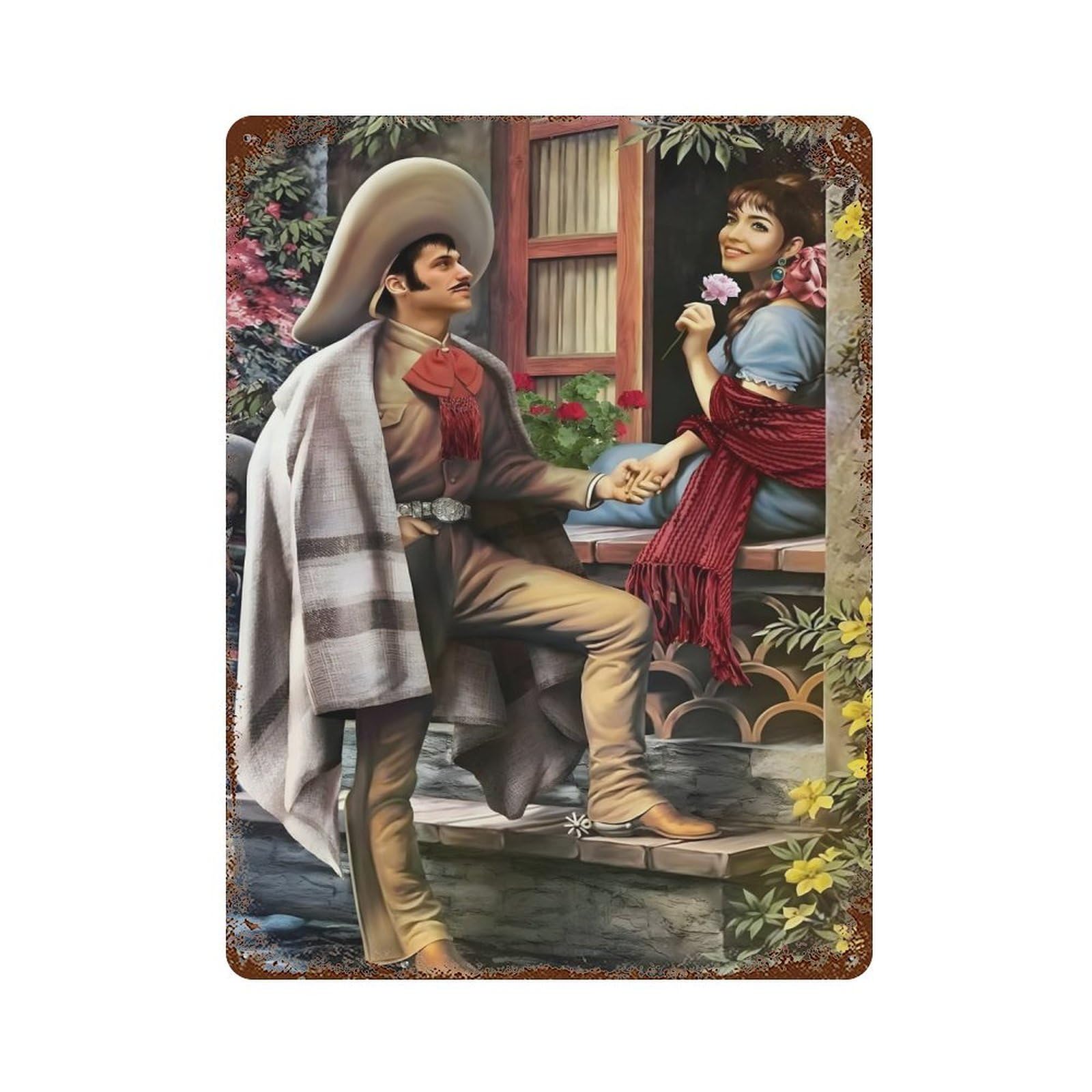 xiaoxiaoshen Jesus Helguera Mexican Painter (7) Wall Decor Art Metal Tin Poster Modern Home Decor Art Home Bar Shop Decorations Vintage Sign 40x30cm