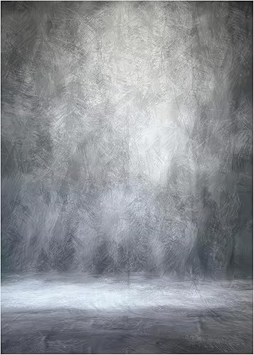 MQCGLJ 10x8FT Gray Textured Abstract Photo Backdrop Children Adults Portrait Pho