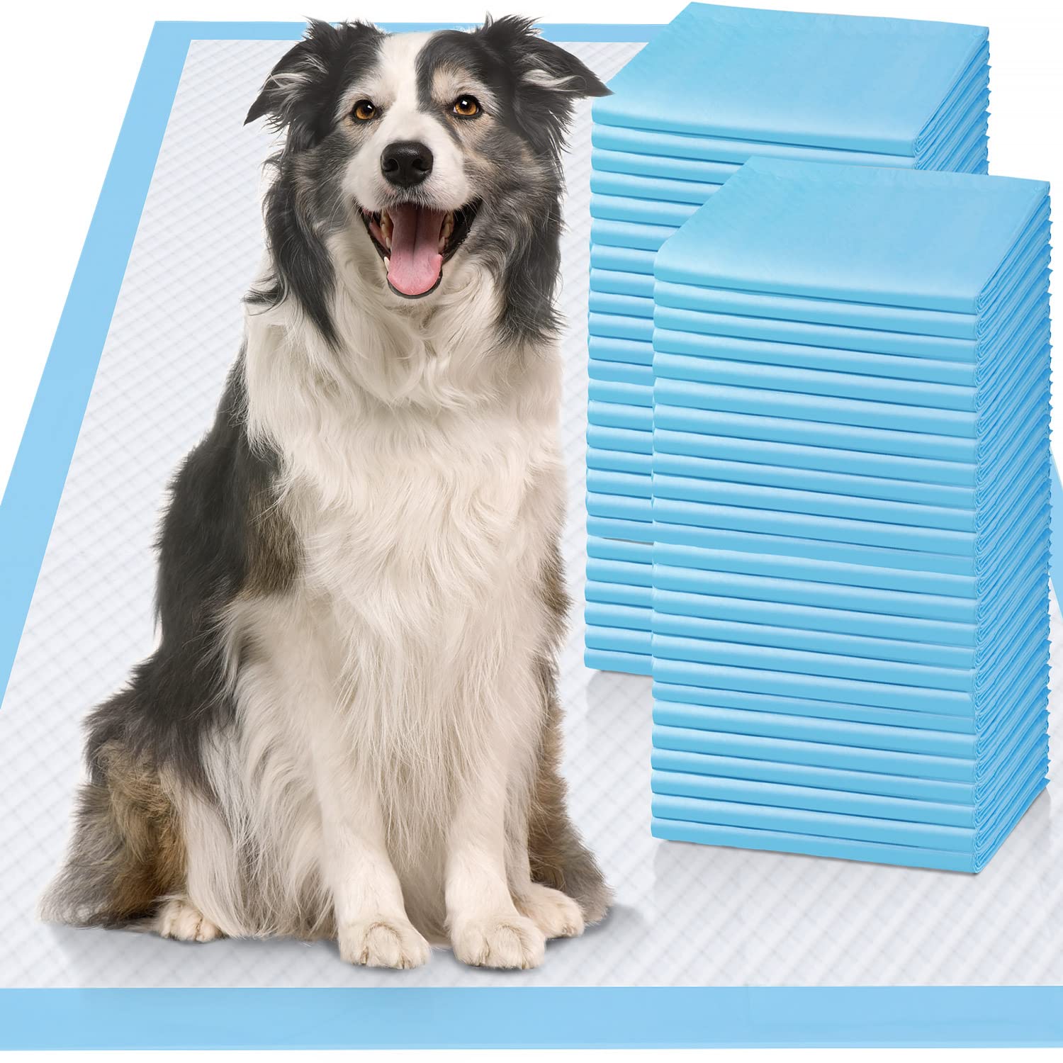 GimarsXL 36"x36" Thicker Heavy Absorbency Pet Training Puppy Pee Pads - Extra Large Disposable Polymer Quick Dry No Leaking Pee Pads for Dogs, Cats, Rabbits and Other House Training Pets 45 Counts
