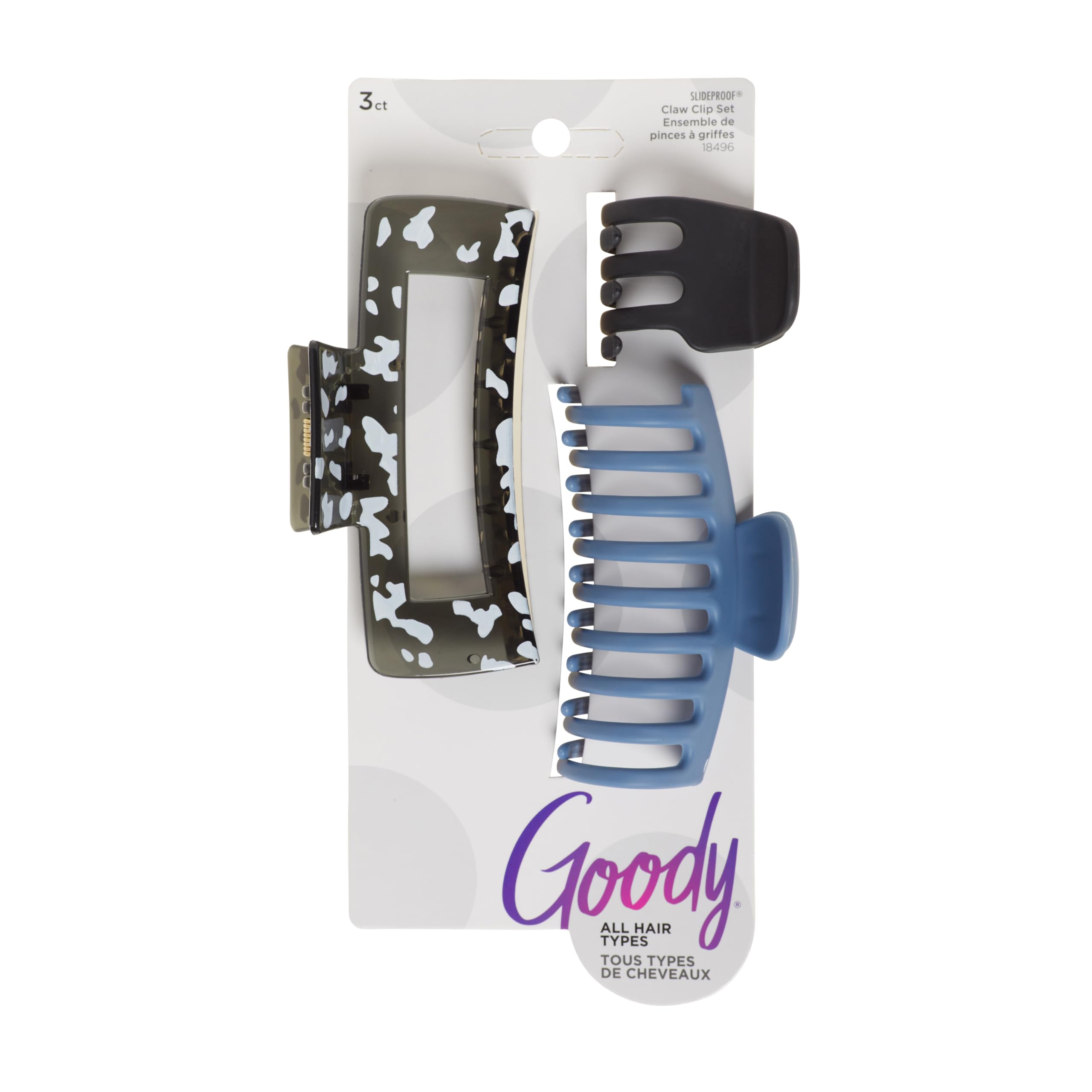 Goody SlideProof Large Claw Clips