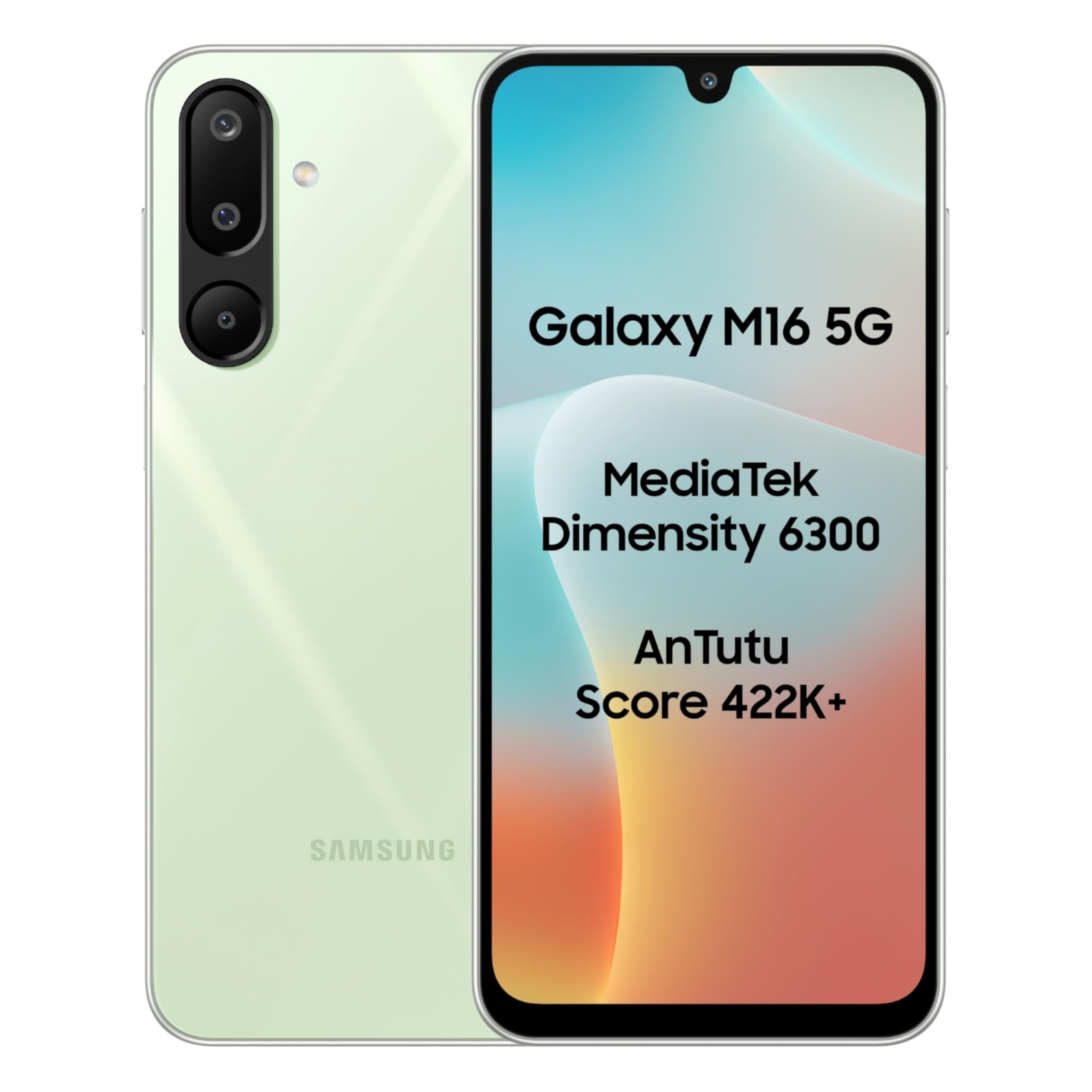 price history - Samsung Galaxy M16 5G (Mint Green, 6GB RAM, 128 GB Storage) | MediaTek Dimensity 6300 | AnTuTu Score 422K+ | Super Amoled Display | AI | 25W Fast Charging | 6 Gen of OS Upgrades | Without Charger
