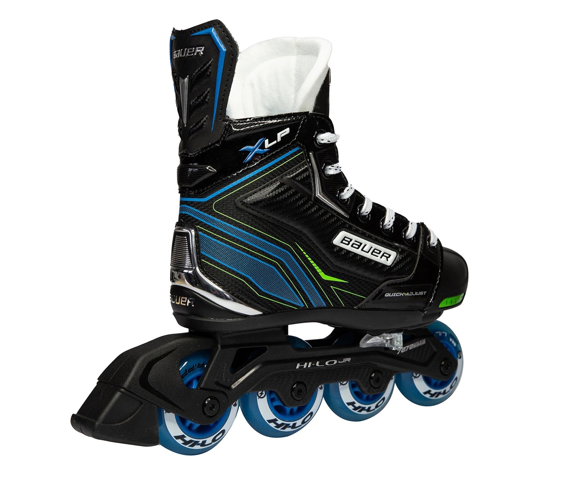 Bauer X-LP Inline Skate verstellbar Junior, Weite :R = Regular, Größe:35-38.5