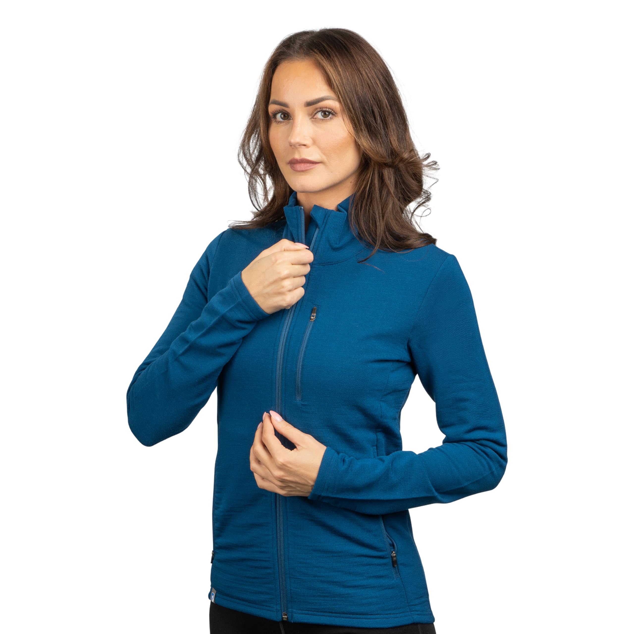 ALPIN LOACKER giacca termica donna di lana merino per l'outdoor e sportiva