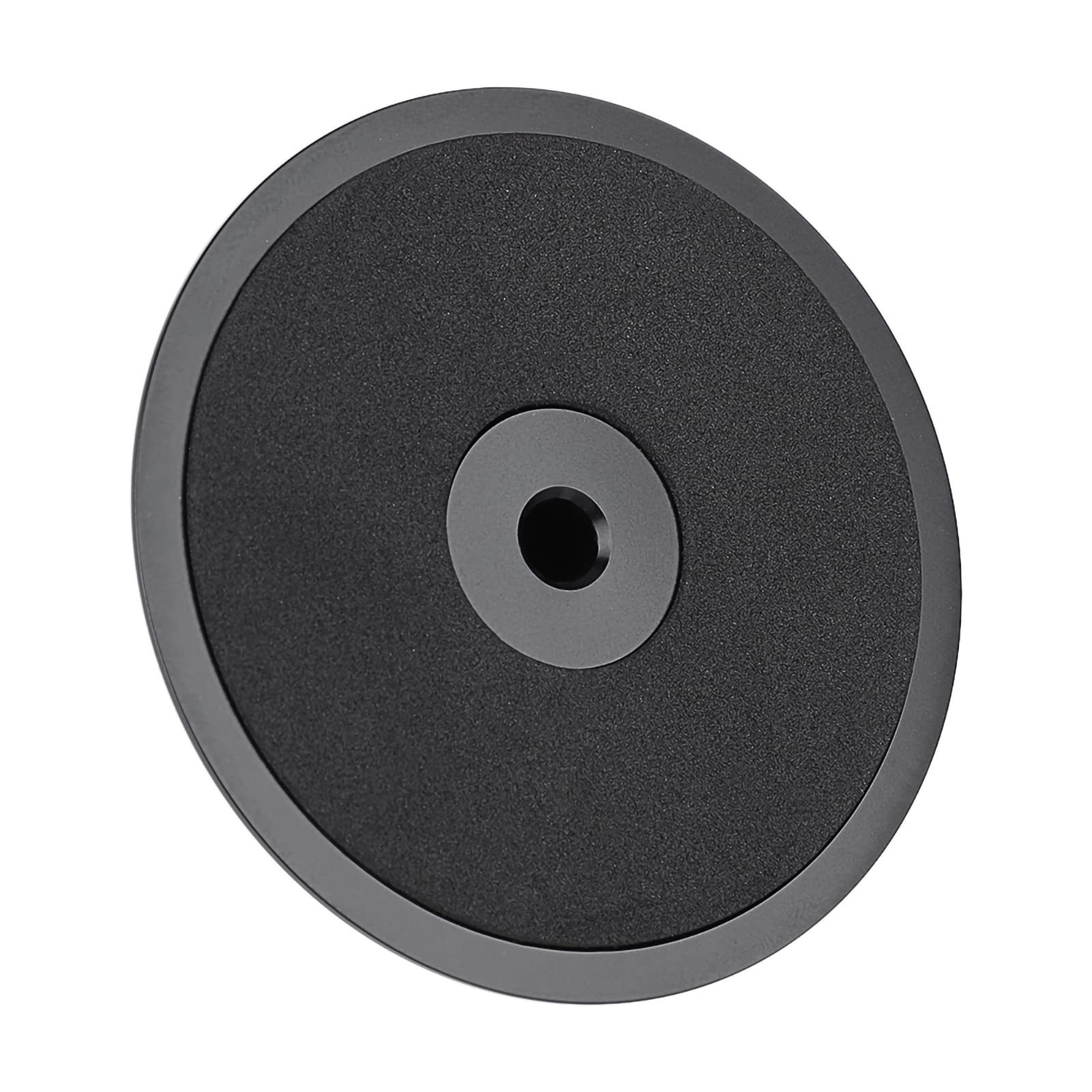 Denash Stabilizzatore Disco per Giradischi in Vinile LP, Giradischi bilanciato in Alluminio con Giradischi Metallico(Nero)