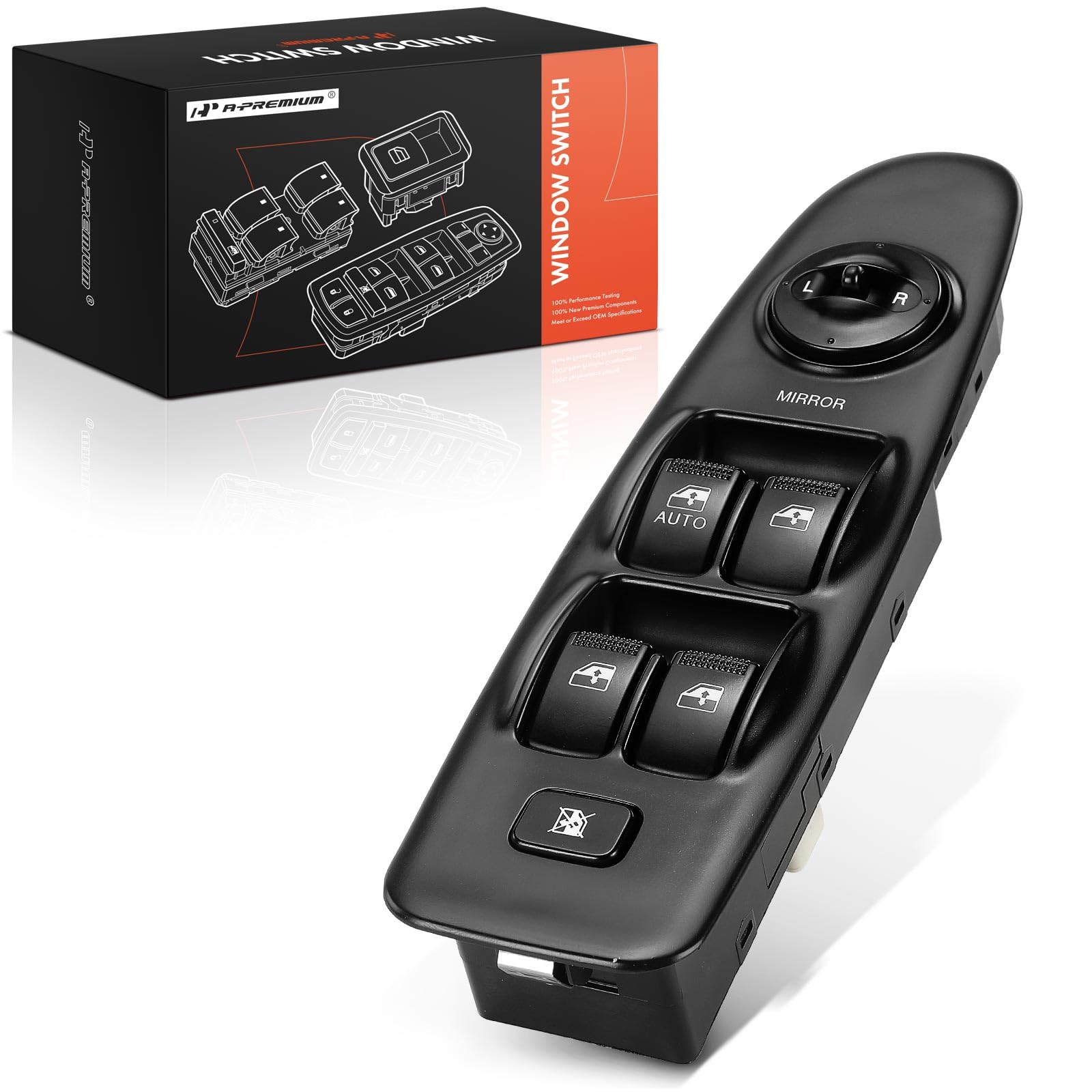 a-premium window switch replacement for hyundai elantra 2000-2006, front left