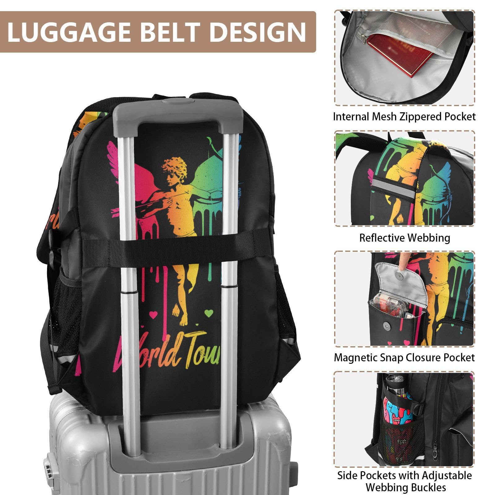 Plecaki podróżne Drip Cupid Work Bookbag