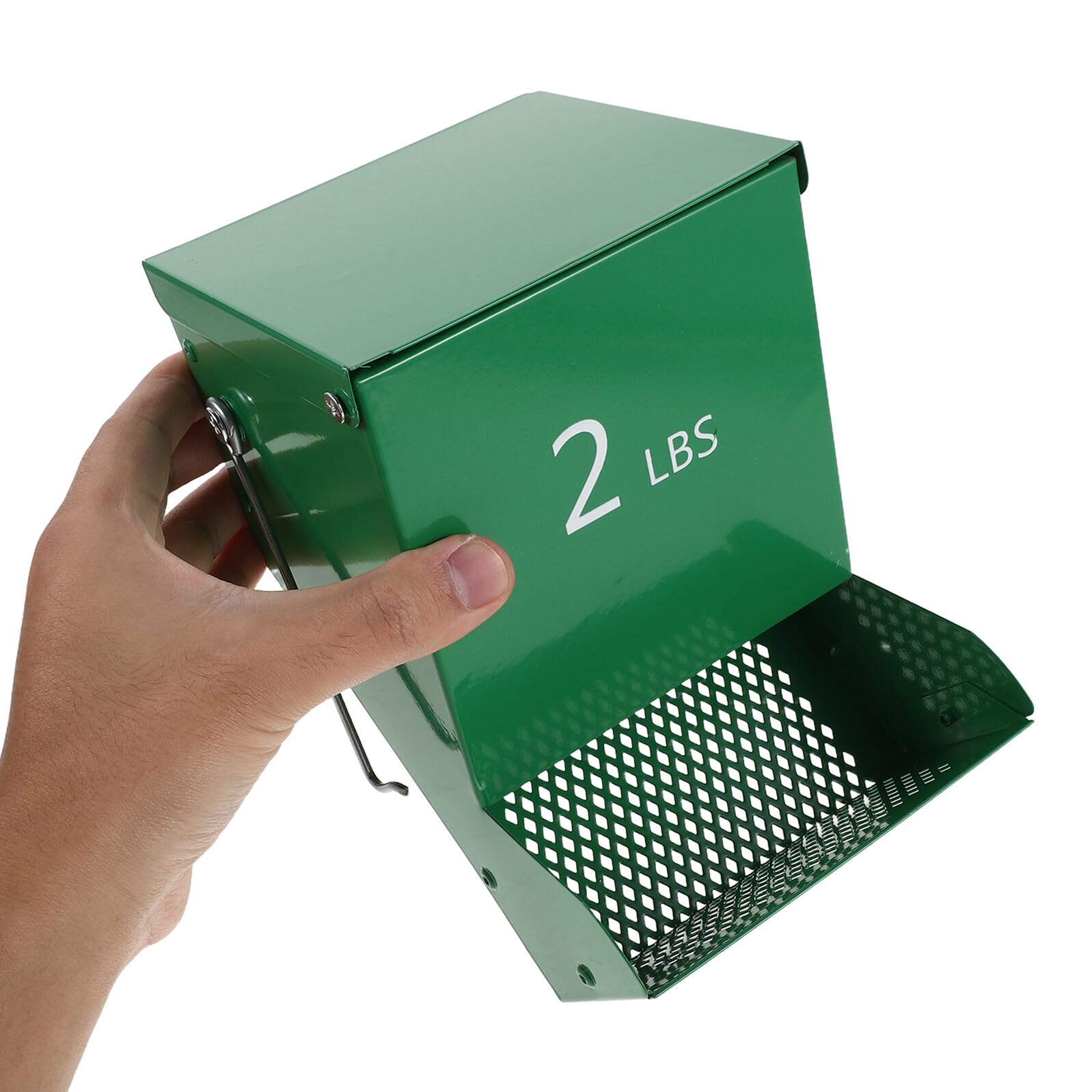 BESTonZON 2 Set Di Contenitori Per Cibo Per Piccoli Animali Mangiatoia Per Roditori Mangiatoia Per Gatti In Metallo Contenitore Per Cibo Per Piccoli Animali