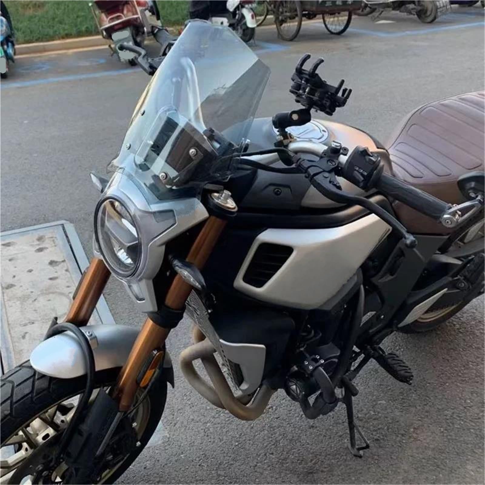Dla CFMOTO 700CL-X przedniej szyby motocykla Przedłużenie szyby motocykla(A)