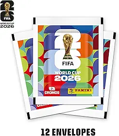 Copa do Mundo da FIFA 2026™ Kit com 12 Envelopes de Figurinhas FIFA WORLD CUP 2026™