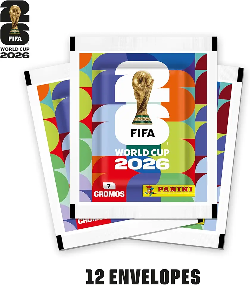 Copa do Mundo da FIFA 2026™ Kit com 12 Envelopes de Figurinhas FIFA WORLD CUP 2026™
