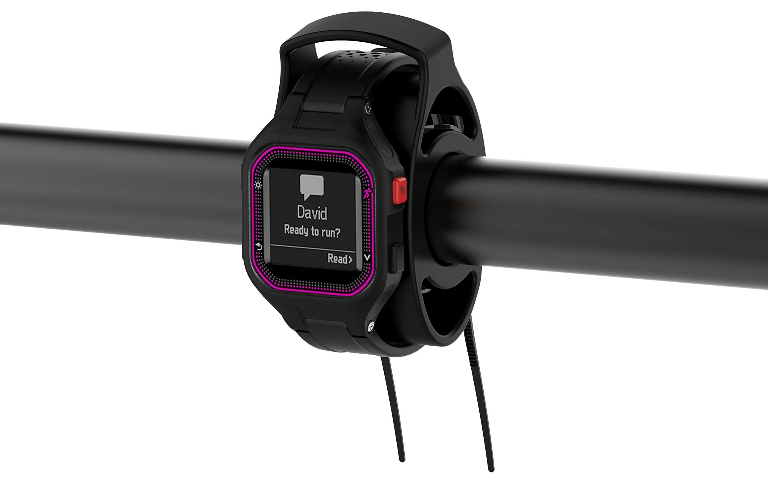 Image secondaire de RuenTech Kit de Montage de vélo pour Montre Compatible avec Garmin Fenix/Forerunner/Vivoactive Noir, 2 pcs