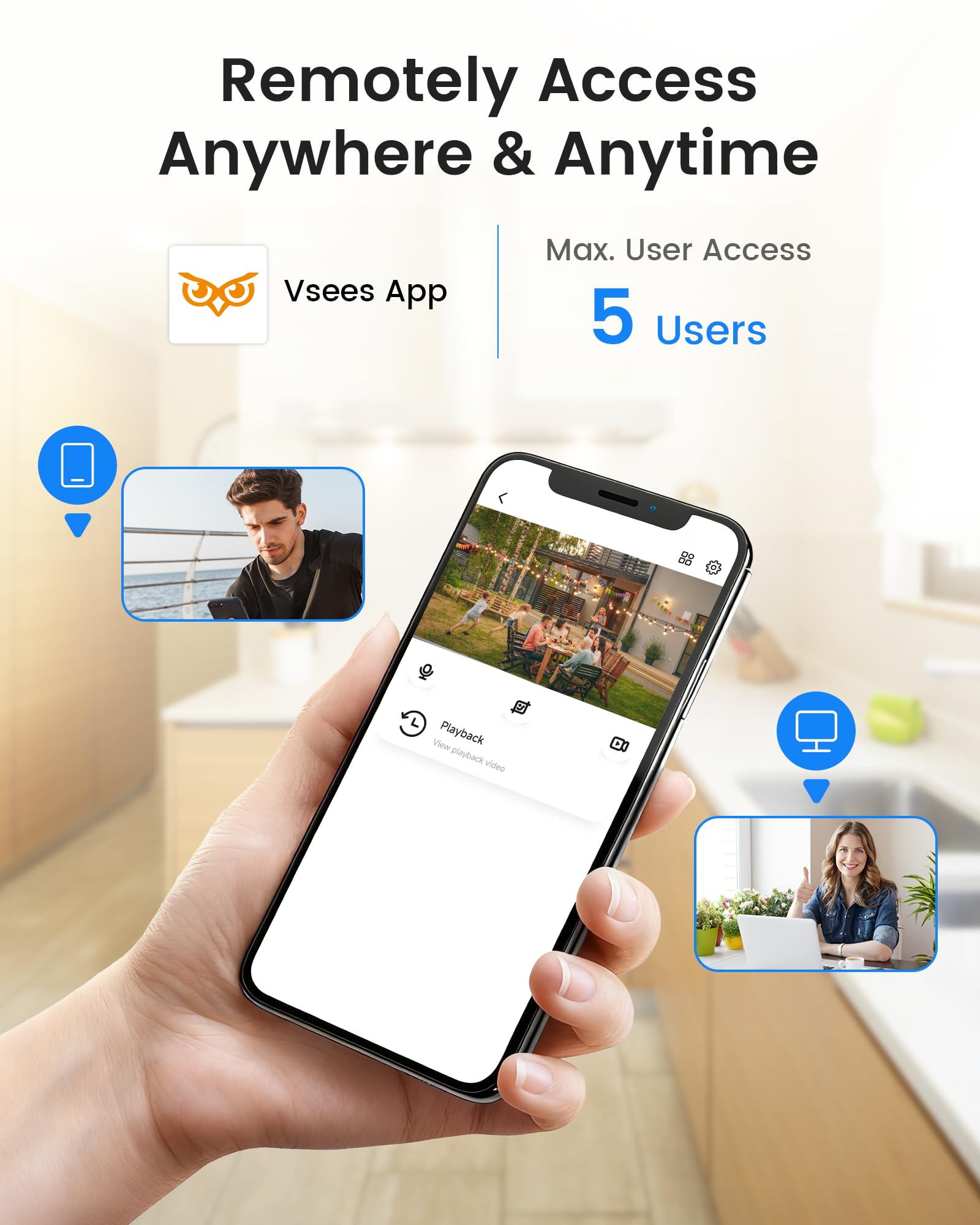 8MP Cámara Vigilancia PoE Exterior con Foco, Tarjeta Memoria 32GB | 4K UHD Cámara PoE Seguridad, Detección de Personas/Vehículos, Visión Nocturna en Color, Audio Bidireccional, Impermeable IP66