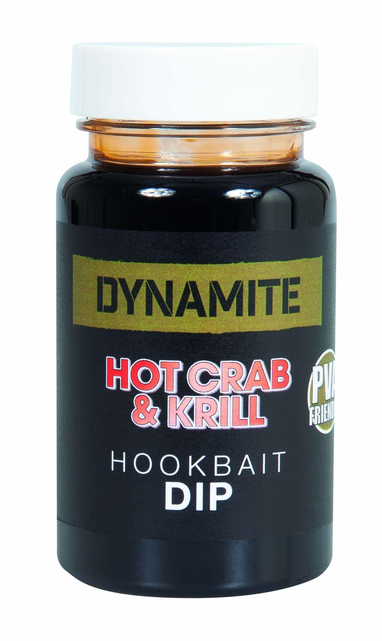 Dynamite Baits Hot Crab & Krill Hookbait Dip, 100 ml Fishing Bait Attractant