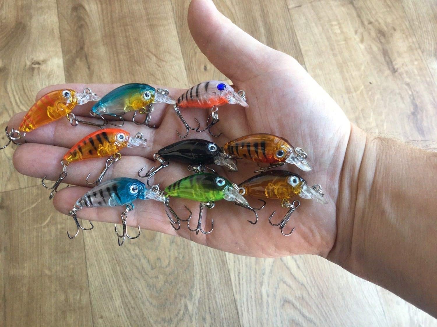 ASB 9 MICRO PLUGS JERK CRANK PLUG BAIT SPINNING LURES SNAP BEAN PIKE