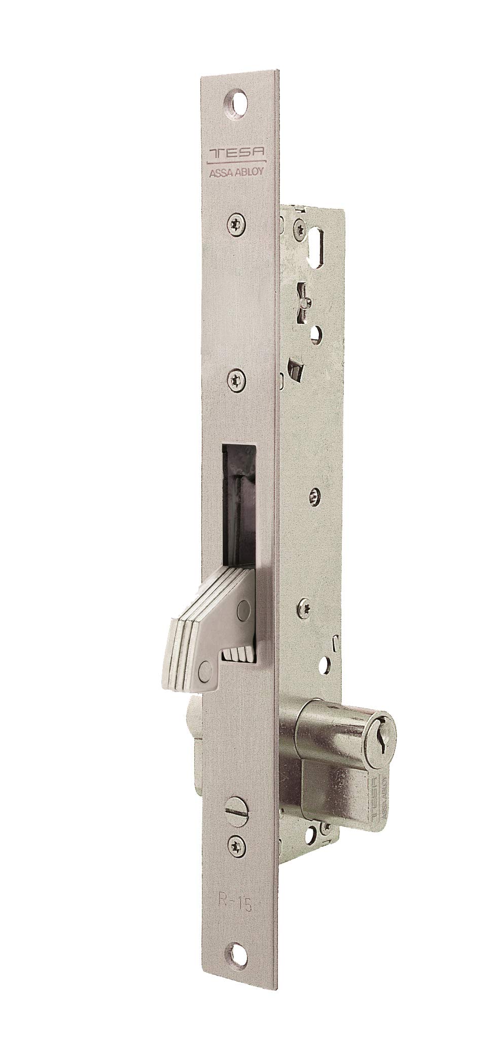 Tesa Assa Abloy2241203 or Lock for Profile Metal, Reinforced Palnca Hook Swivelling, 20 mm, INOX