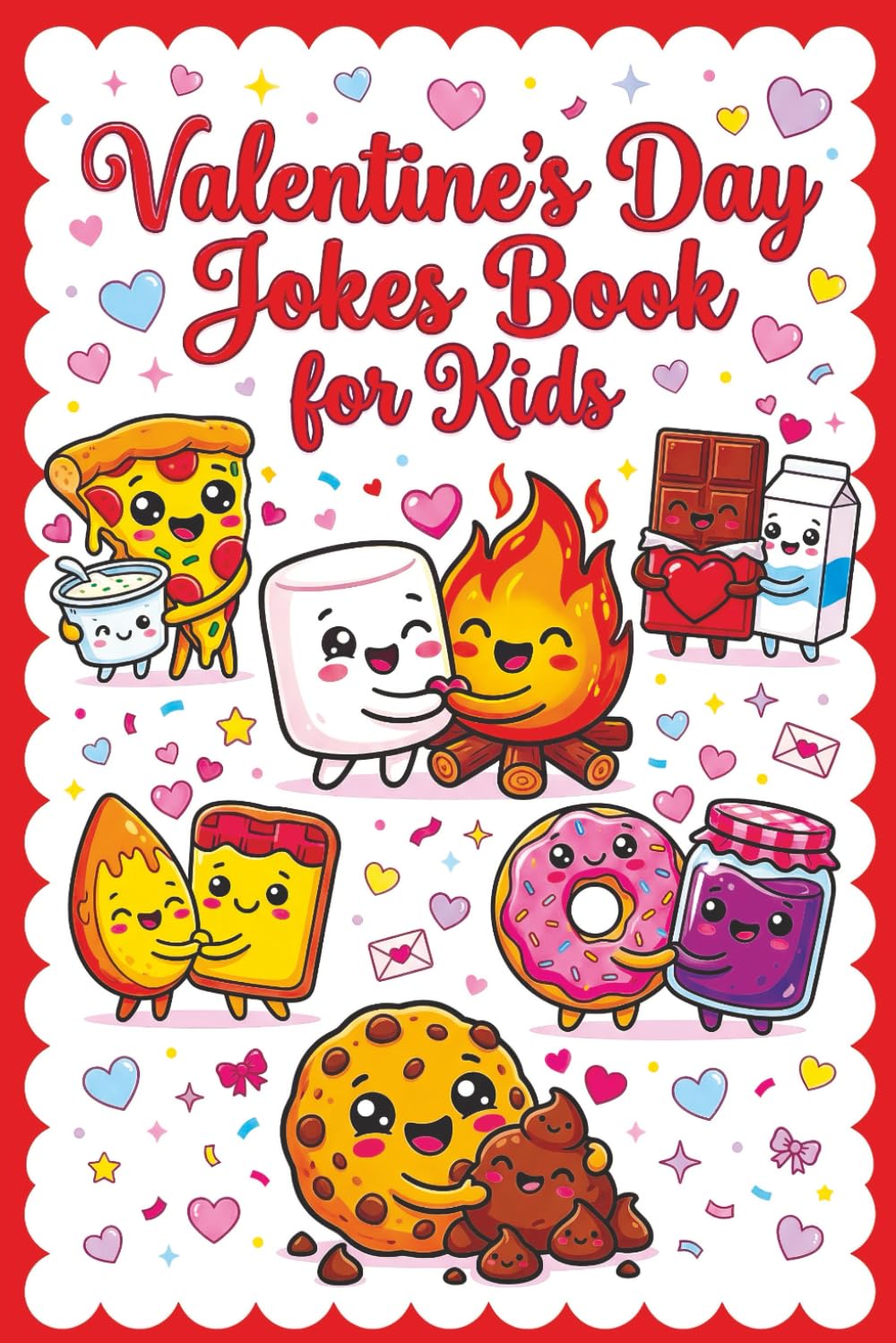 Valentines Day Jokes Book for Kids: Silly Riddles, Clean Funny Puns and Awesome Food-Themed Gags for the Creative Minds of Boys and Girls, Perfect for Family-Friendly Laughter