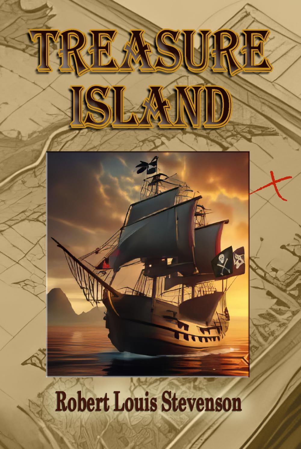 Treasure Island: The Ultimate Classic Pirate Adventure. Large Print Edition