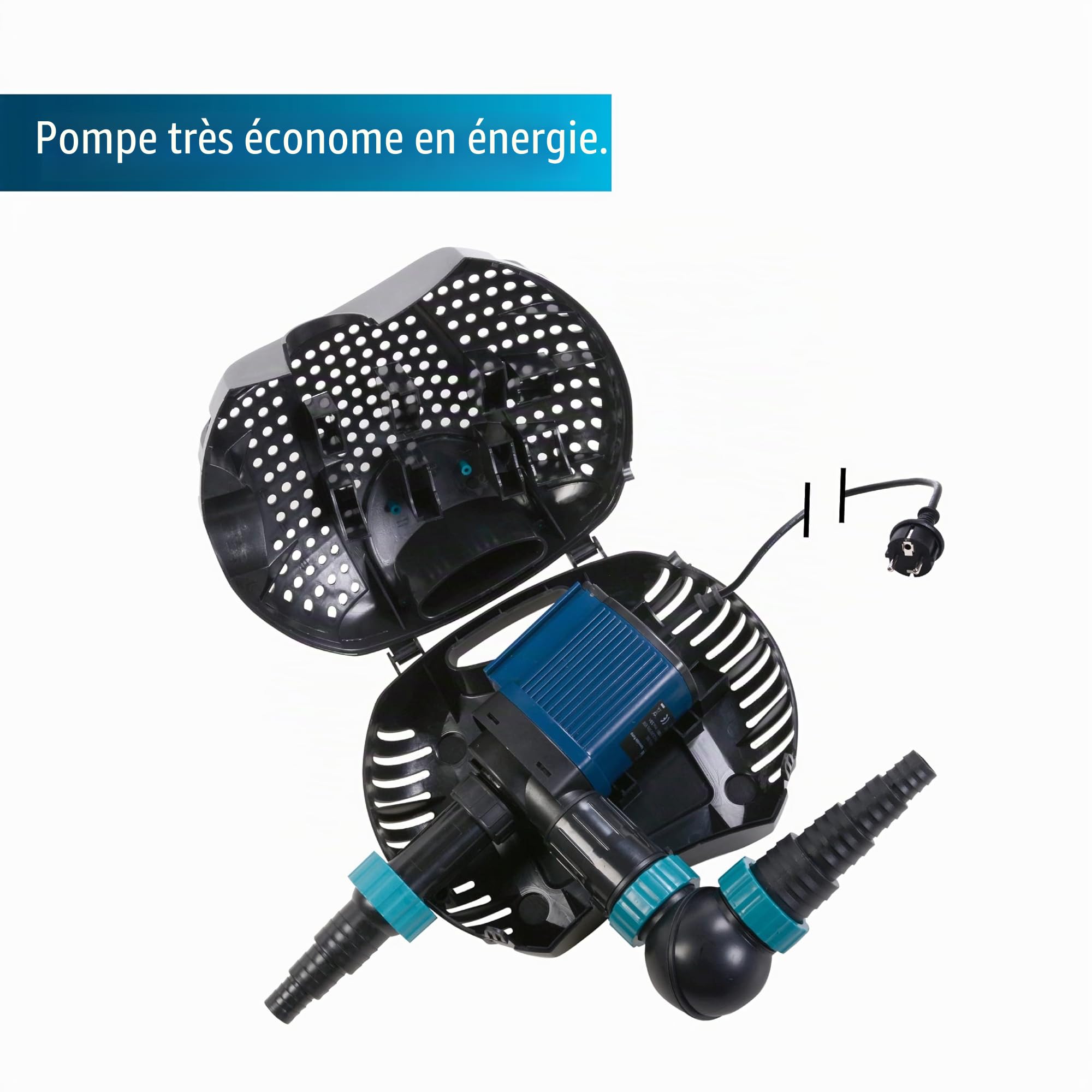 Aquaforte O-20000 Plus Pompe 200W 19m³/h 7m 10m