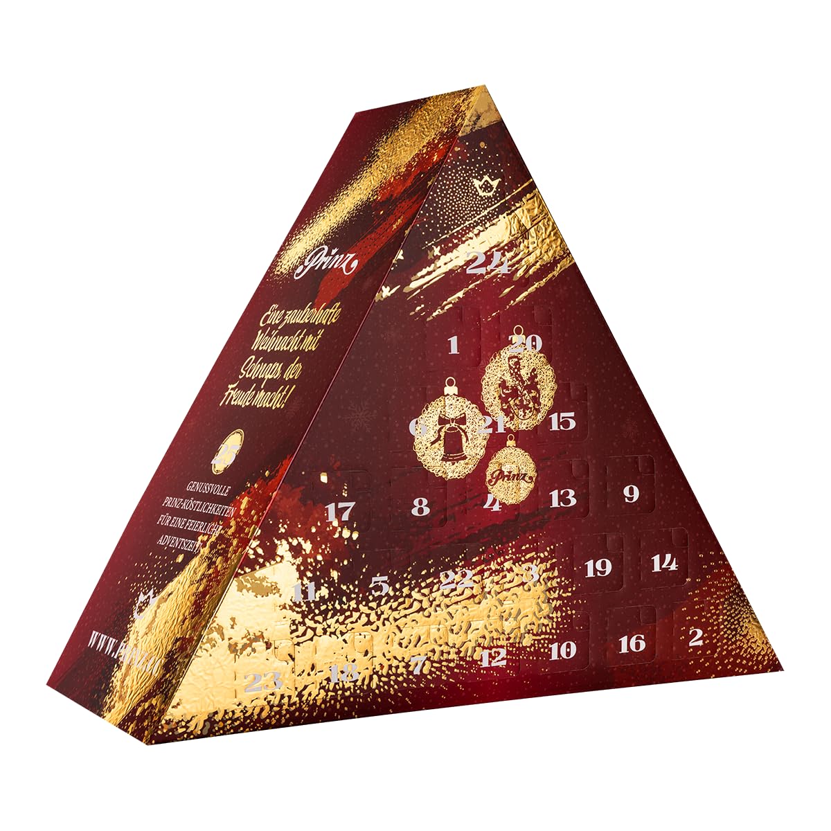 Prinz Adventskalender 2025 mit Alkohol - 25x Schnaps - hochwertiger Spirituosen Adventskalender - Schnapskalender für Männer & Frauen - Geschenkidee Weihnachten