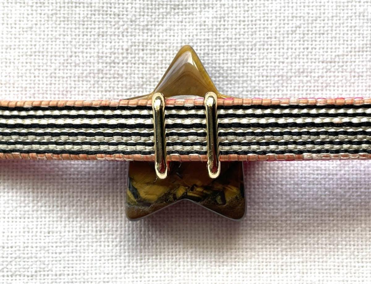 Amazon.co.jp: NO.843 Obi Fastener, Natural Stone, Tiger Eye