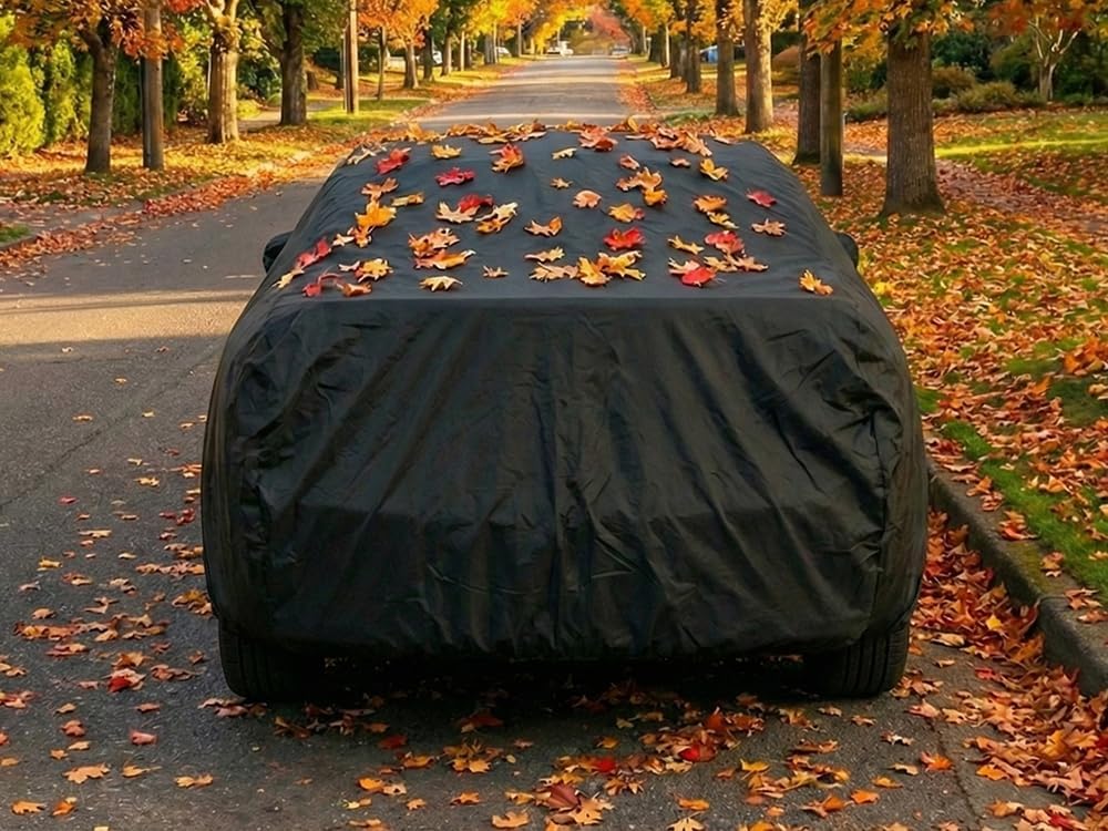 Custom Fits 2008-2024 Dodge Challenger Car Cover Black Sapphire Metallic Covers