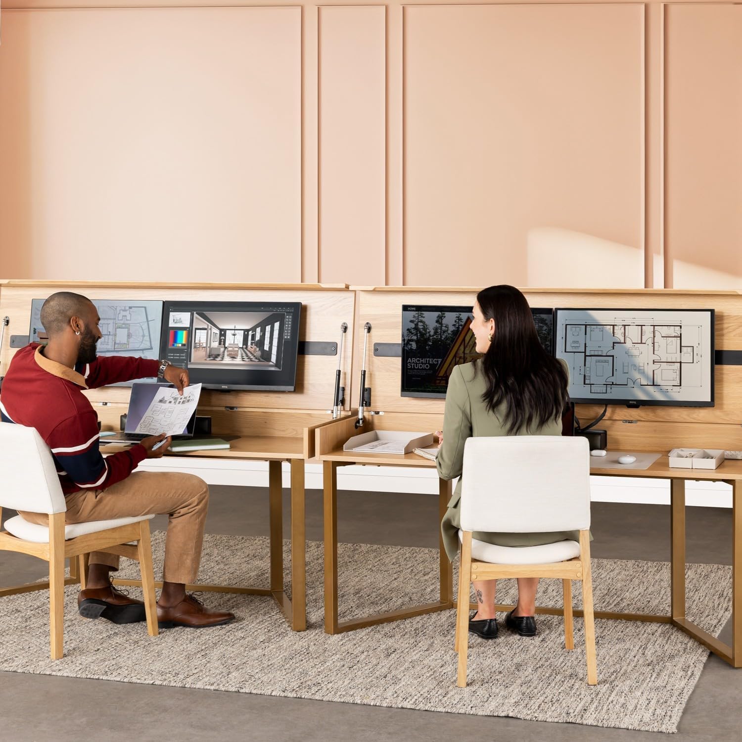 Convertible Desk, Simple Modern Home Office Desk with Storage, Folding Desk into Dining Table, Multiuse Dining Table and Gaming Desk, Work from Home Essentials (1 Unit) - Image 6