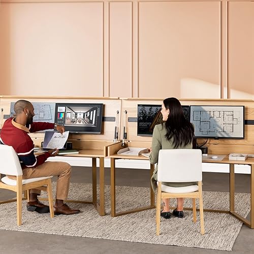 Miniatura 6 de Escritorio convertible, escritorio de oficina en casa simple y moderno con almacenamiento, escritorio plegable en mesa de comedor, mesa de comedor