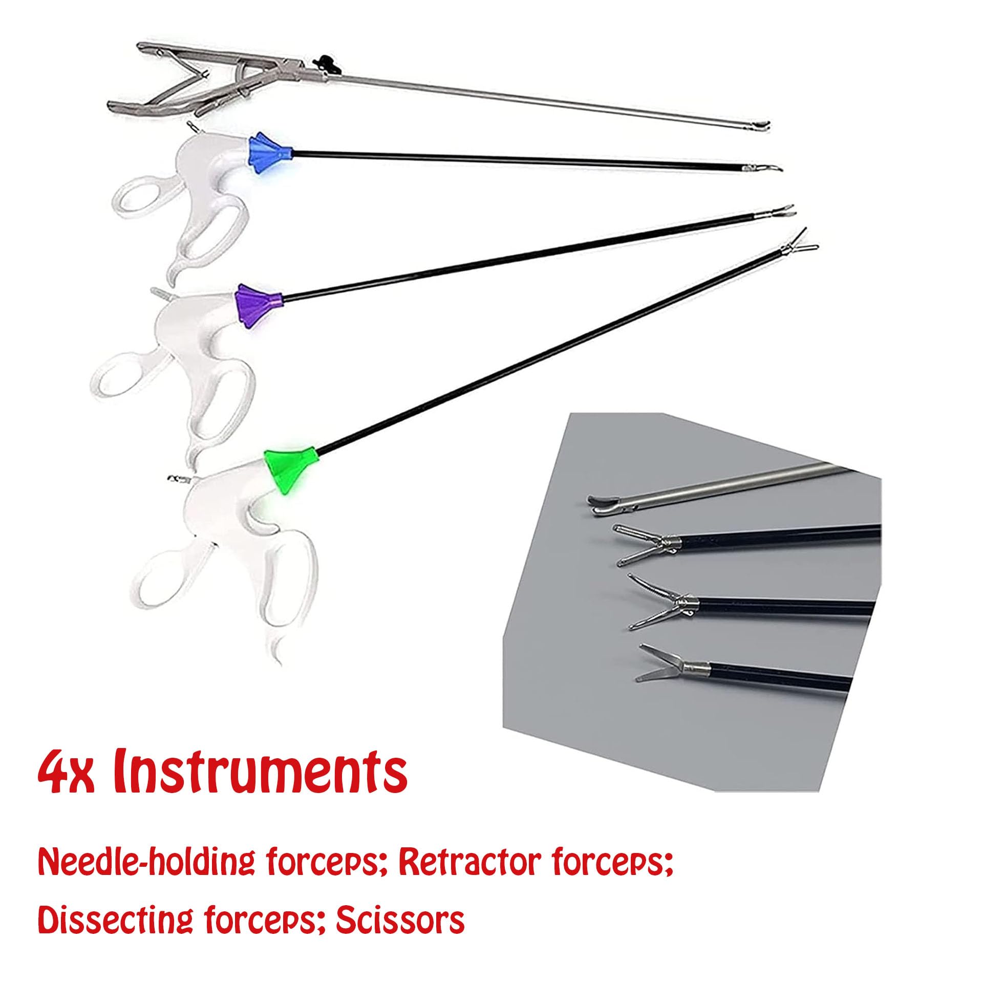 Laparoskopische Simulated Training Box Kit,Laparoskopie trainer Suture Practice Kit,Complete Surgery Training Set, for Medical Doctor and Students Use for Teaching Exercises
