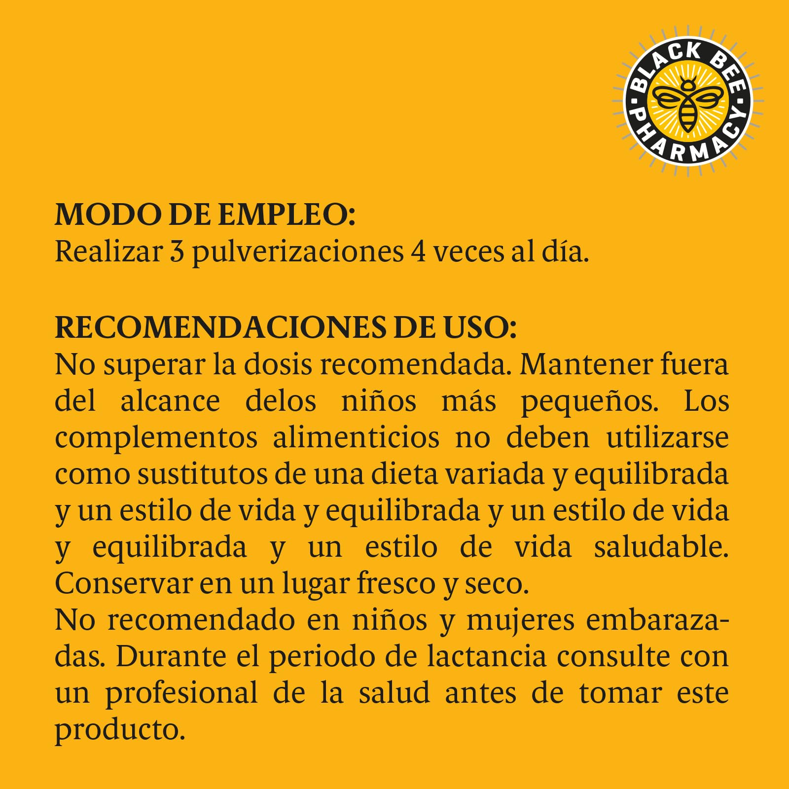 Black Bee, Spray de Própolis, 20 ml