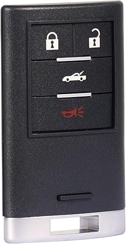 Miniatura 3 de TOP-VIGOR Reemplazo de llavero remoto de entrada sin llave 315 MHz compatible con Chevrolet Corvette 2008 2009 2010 2011 2012 2013, chip inteligente
