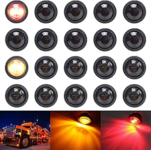 Carry-On Trailer LED Red 3/4-in Sealed Marker/Clearance Light- 6 Pc - Foto 10