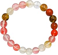 Vista 296 de Amazing Gemstone Pulsera de cristal para mujeres y hombres, pulsera de cristal curativo de protección, pulsera elástica con cuentas de piedras