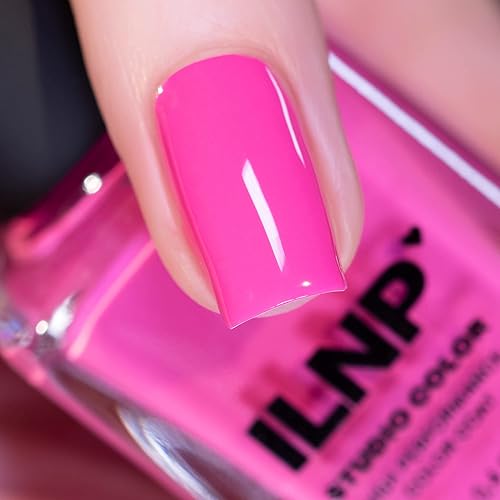 Miniatura 2 de ILNP Pixel Pink - Esmalte de uñas cremoso rosa vívido
