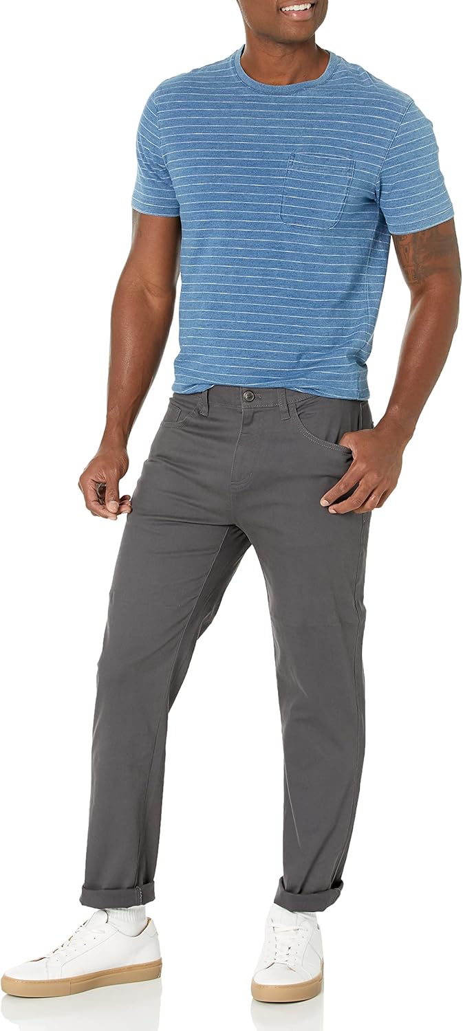 Amazon Essentials Men's Chinos, Athletic Fit, Work Pants, 5-Pocket, Comfort Stretch - Image 4