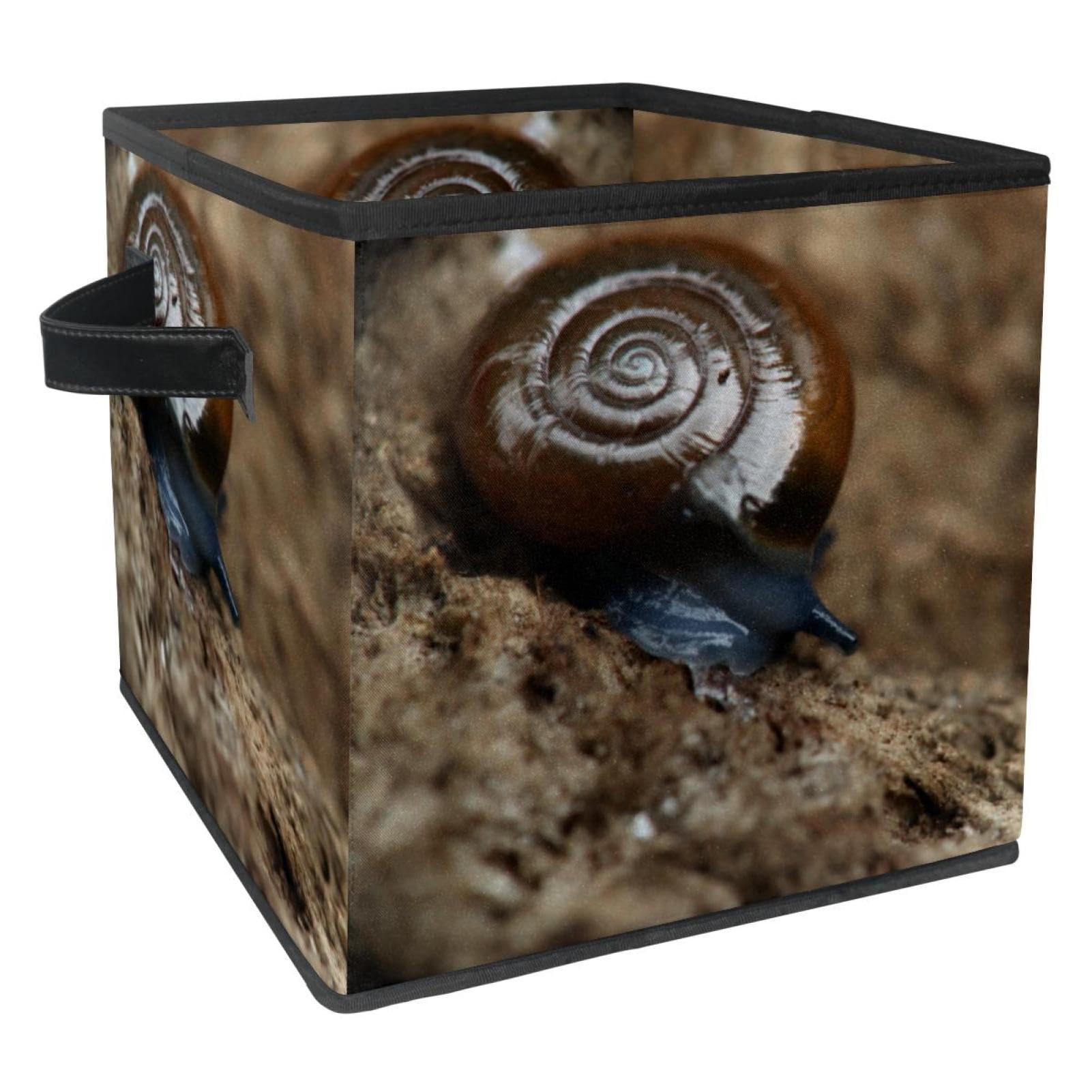 Rangement de jouets cube pliable escargot pour libérer l'espace au sol de la chambre de bébé