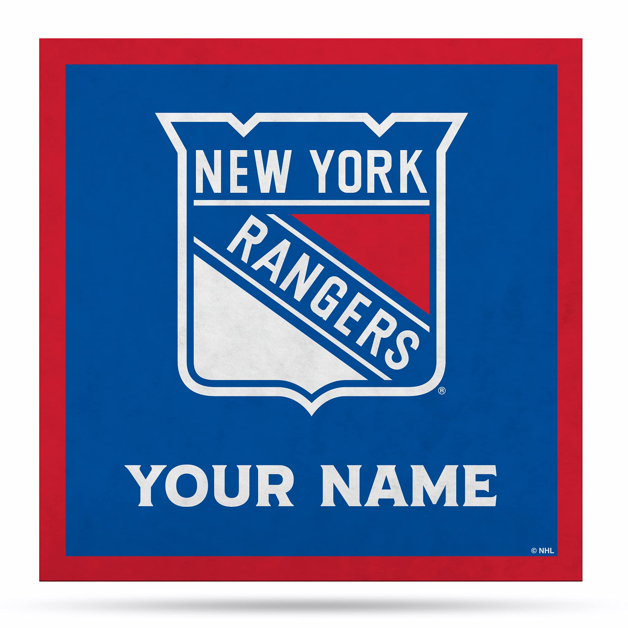 Rico Industries NHL Hockey New York Rangers Personalized 35