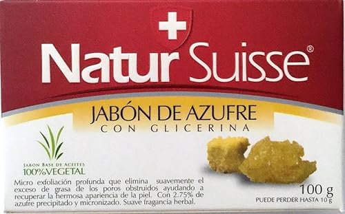 Jabón de azufre Natur Suisse Jabón de Azufre 3.5 oz con glicerina