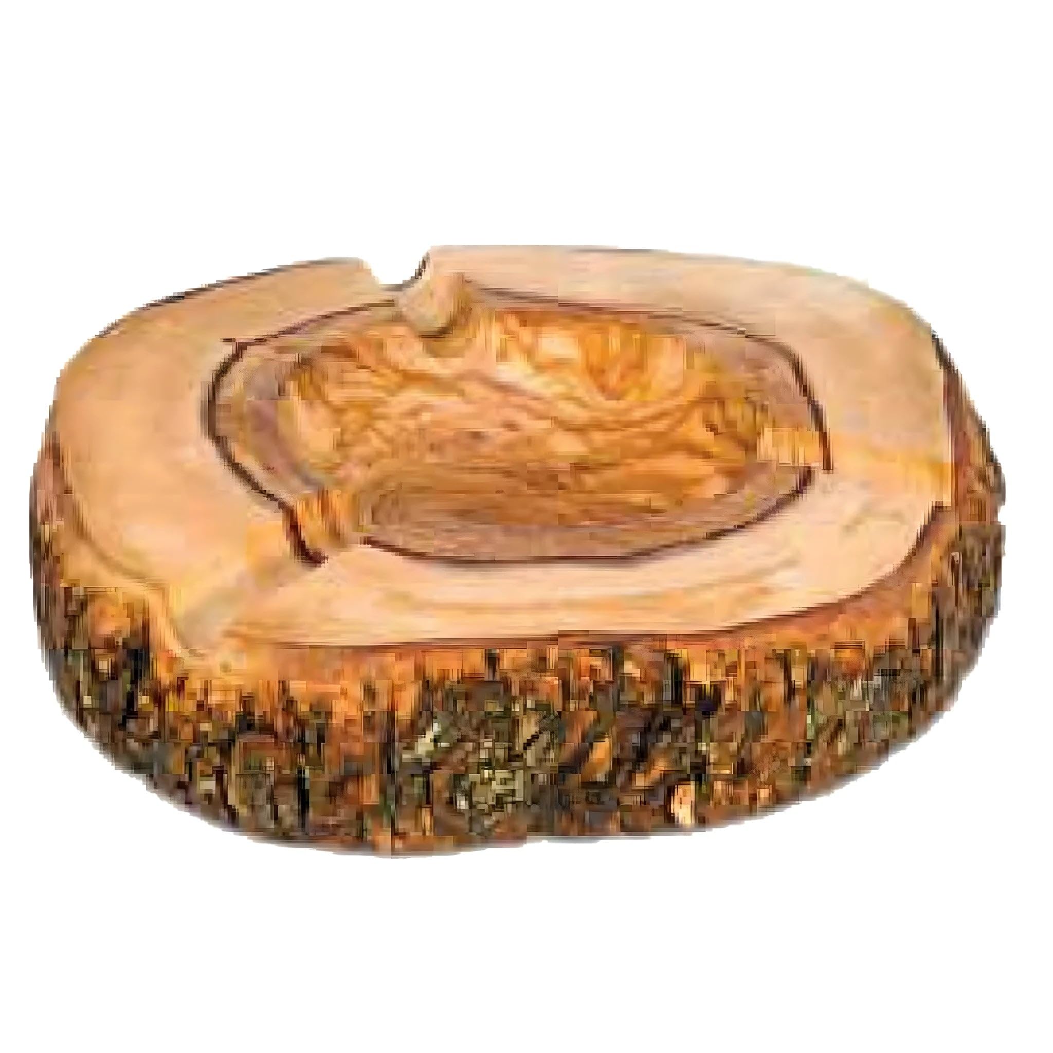 Cendrier en bois d'olivier véritable pour éliminer les cendres