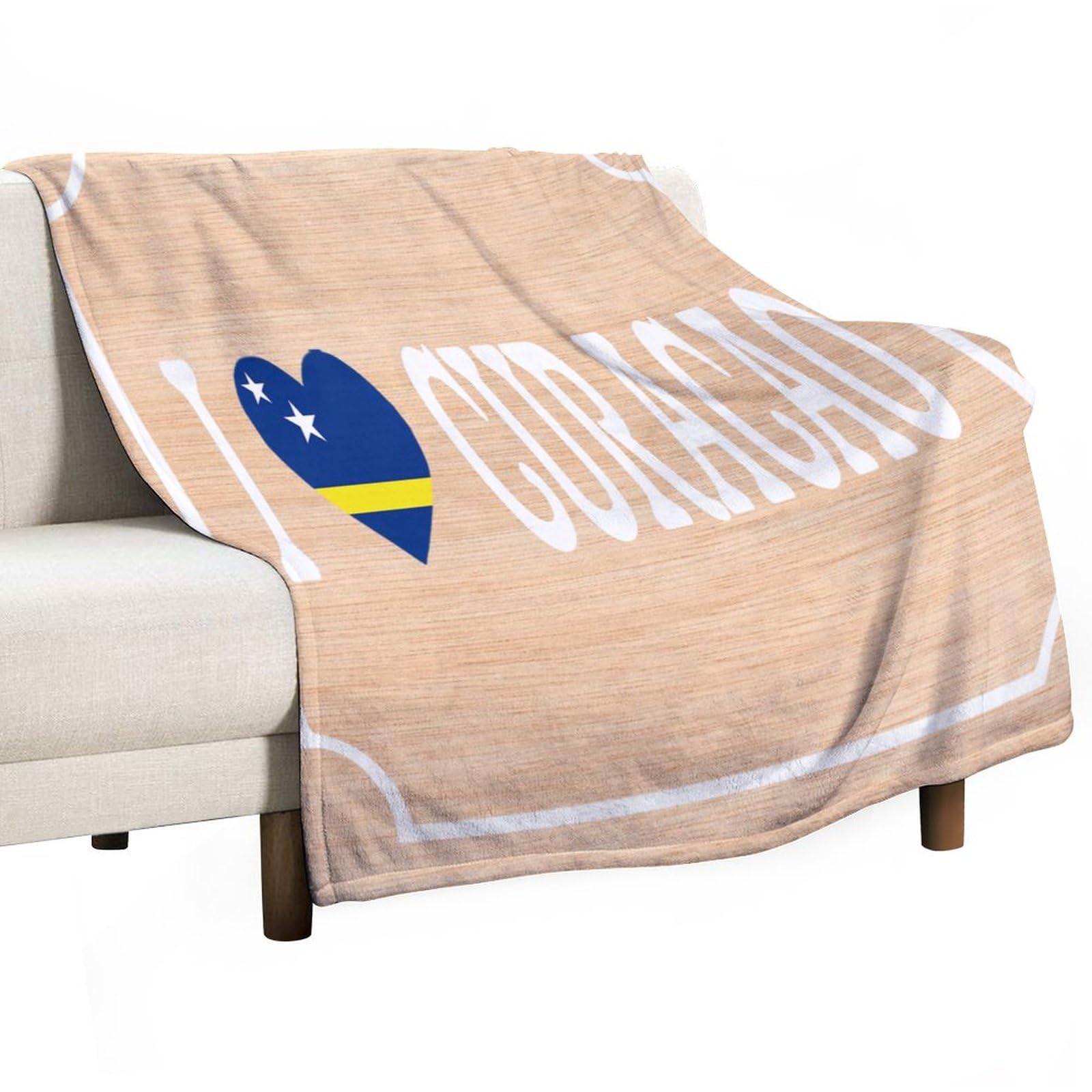 Couverture polaire Curaçao 152x203 cm le cadeau déco idéal pour parents
