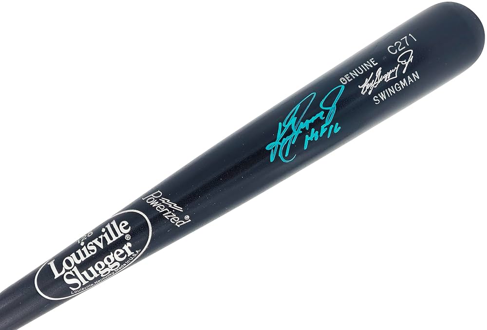 MLB Ken Griffey Jr サイン　木製　バット Amazon.com: Ken Griffey Jr. Autographed Black Slugger
