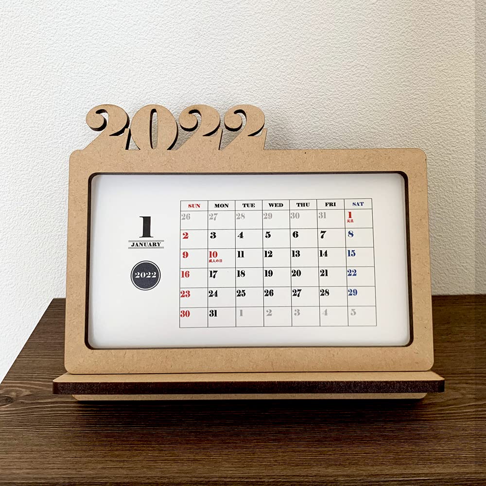 Amazon 22年 卓上カレンダー 22フレーム カレンダー 文房具 オフィス用品