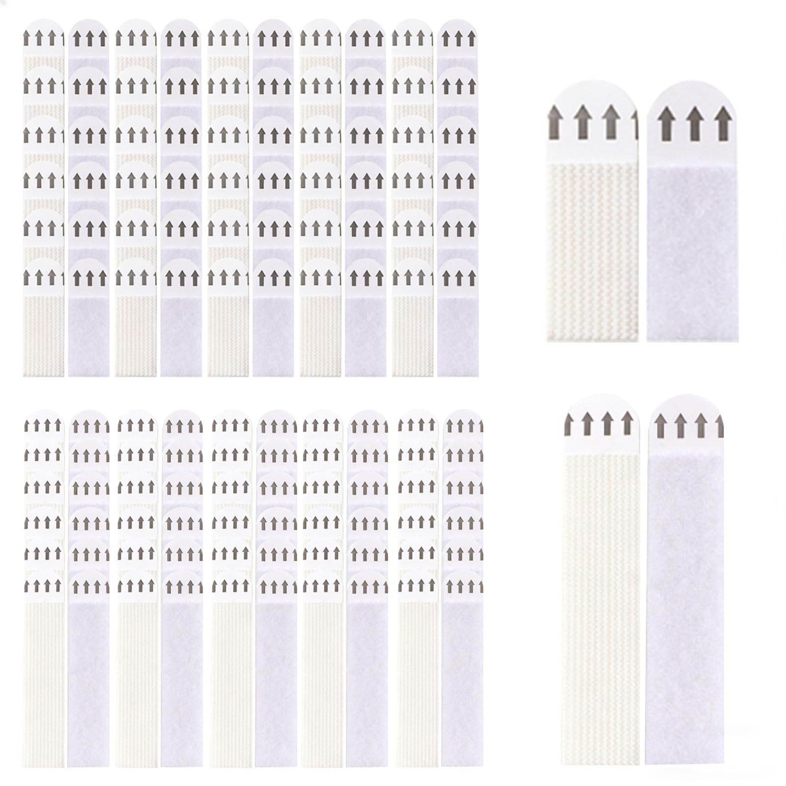Picture Hanging Strips Heavy Duty, 60 Pairs/120 Strips Damage Free Hanging Picture Hangers, No Tools Removable Refill Mounting Strips for Living Room, Bedroom Wall Decor